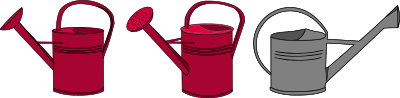 Watering can clipart