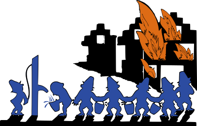 Waterline and Fire clipart