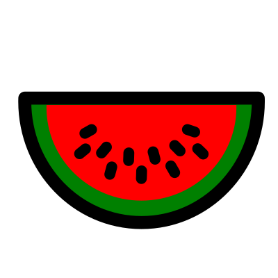 Watermelon icon 1 clipart
