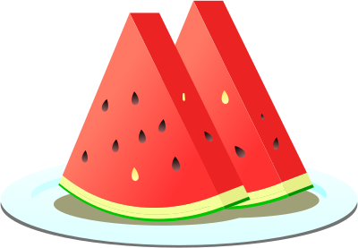 Watermelon Slices clipart