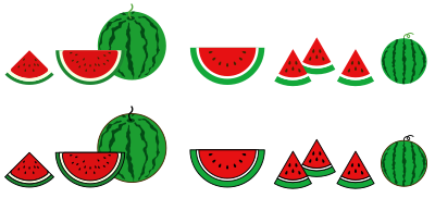 Watermelons (#1) clipart