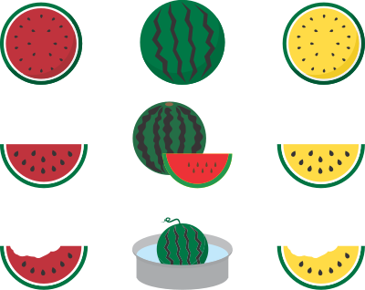 Watermelons (#2) clipart
