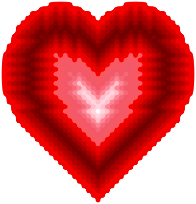 Wave Dot Heart clipart