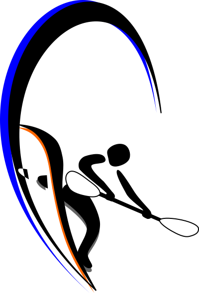 Waveski Carve clipart