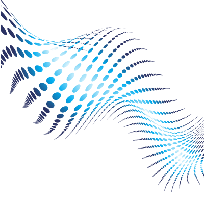 Waving blue halftone pattern clipart