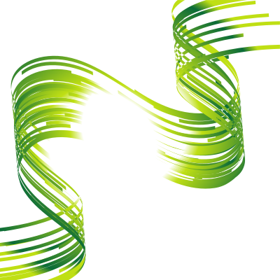 Waving green lines clipart