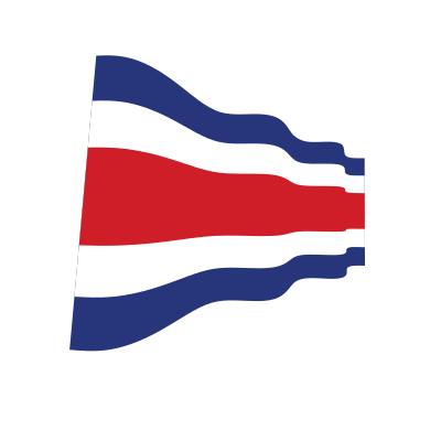Waving Thai flag clipart