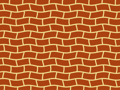 Wavy brick pattern clipart