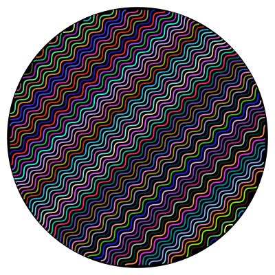 Wavy Circle clipart
