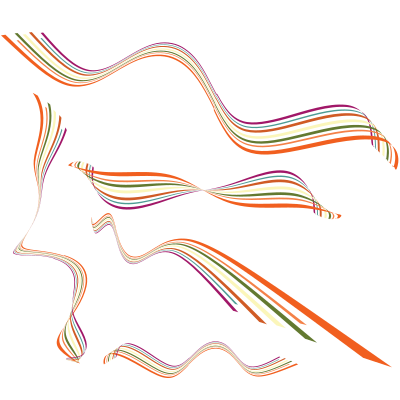 Wavy lines and stripes clipart