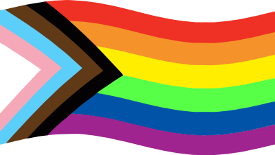 Wavy Progress Pride flag clipart