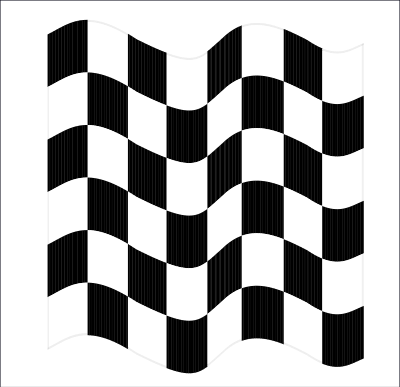 Wavy Racing Flag clipart
