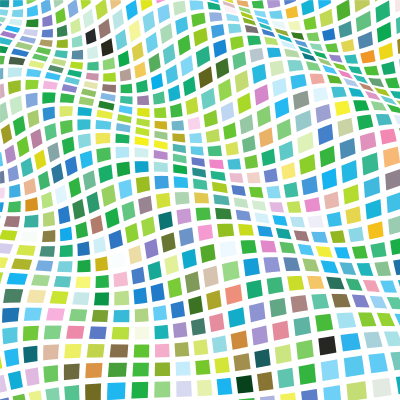 Wavy tiles pattern clipart