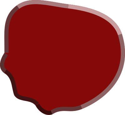 Wax drop seal 3 clipart