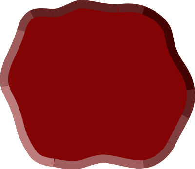 Wax drop seal clipart