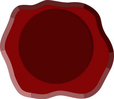 Wax seal 1 clipart