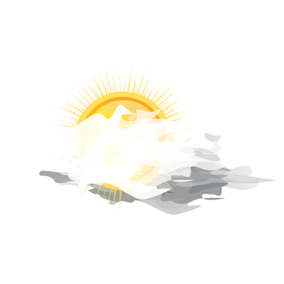 Weather icon - cloudy clipart