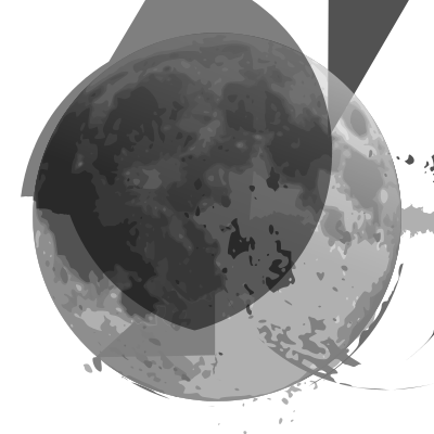Weather icon - crescent clipart
