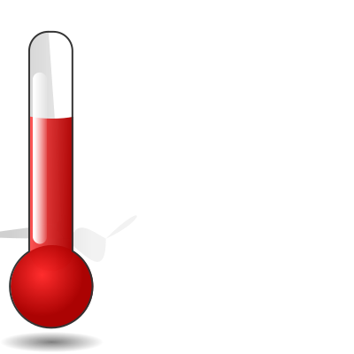 Weather icon - hot clipart