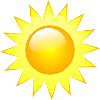 Weather symbols 1 clipart