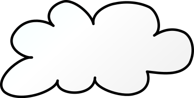 Weather Symbols: Cloud clipart