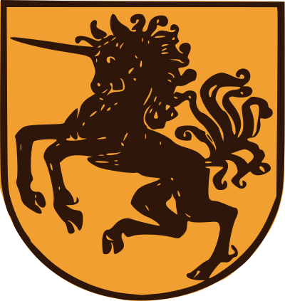 Wild Unicorn Shield clipart