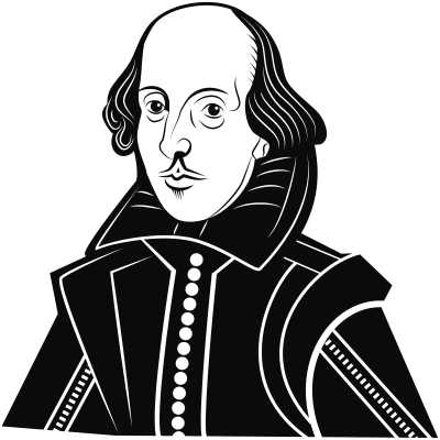 William Shakespeare clipart