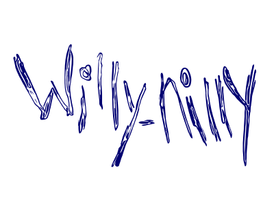 Willy-nilly clipart
