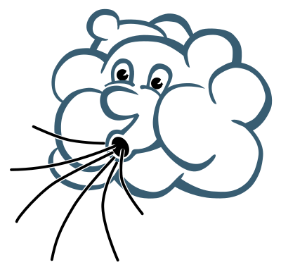 Wind - coloured clipart