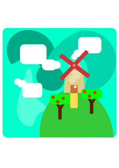 Wind mill clipart