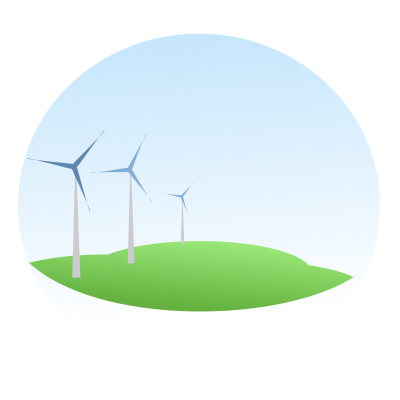 Wind mills clipart