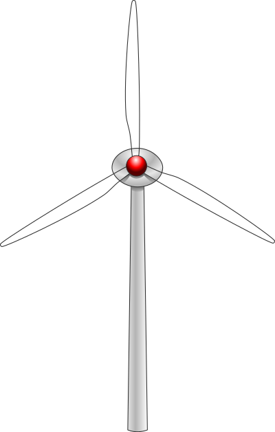 Wind turbine clipart