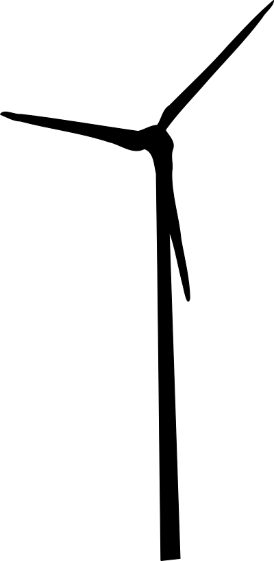 Wind turbine clipart