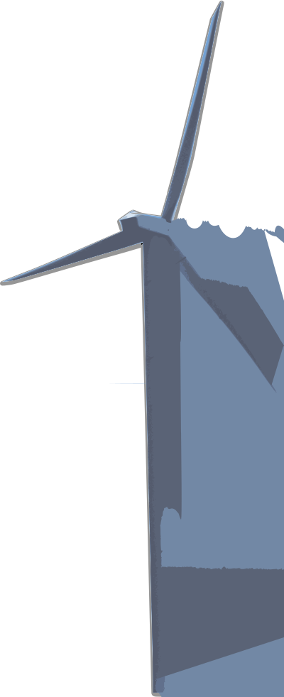 Wind Turbine - Isolated clipart