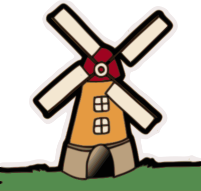 Windmill clipart