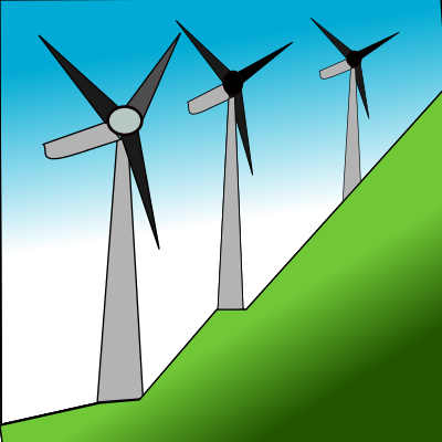 Windmills clipart