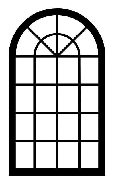 Window Frame Silhouette clipart