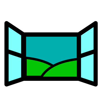 Window icon clipart