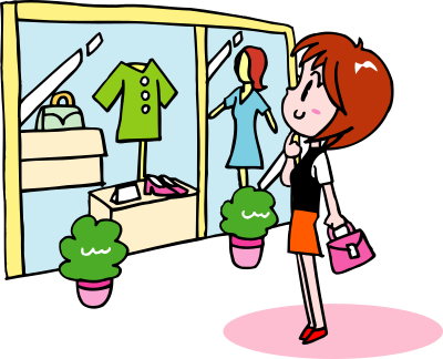 Window Shopping clipart