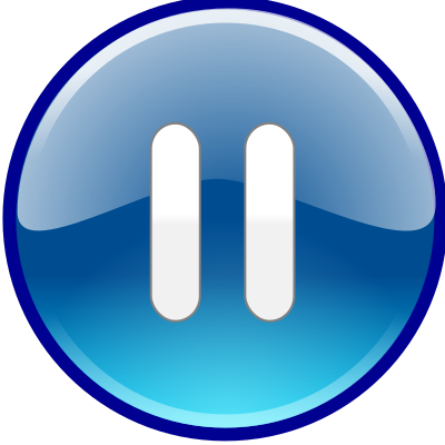 Windows Media Player Pause Button clipart
