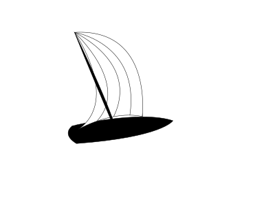 Windsurfer clipart