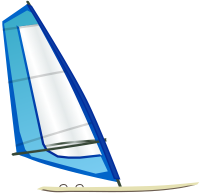 Windsurfing clipart