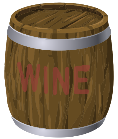 Wine Barrel clipart