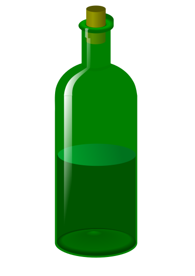 Wine bottle clipart