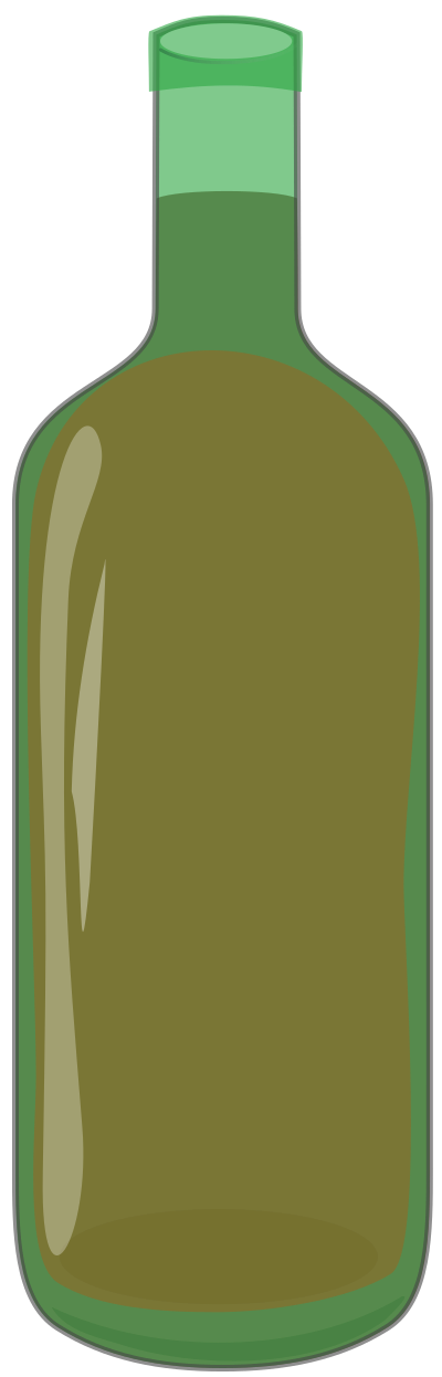 Wine bottle clipart