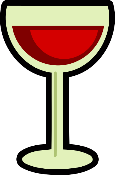 Wine glass 3 clipart