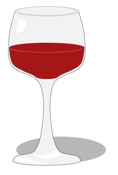 Wine glass 3d clipart