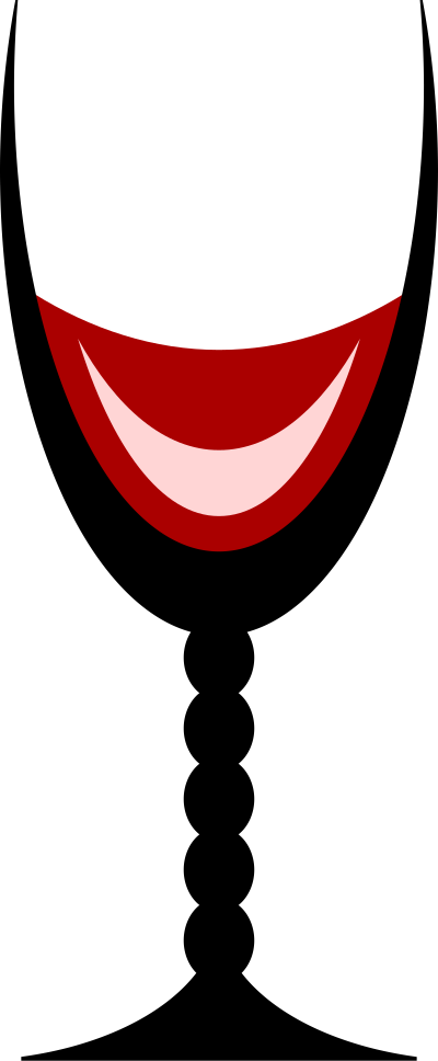 Wine glass 5 (version 2) clipart