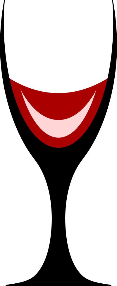 Wine glass 6 (version 2) clipart