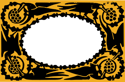 Wine Label Frame clipart